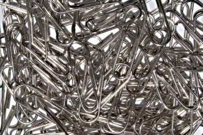 paperclips mess