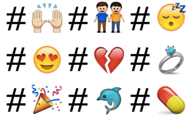 emoji som hashtag