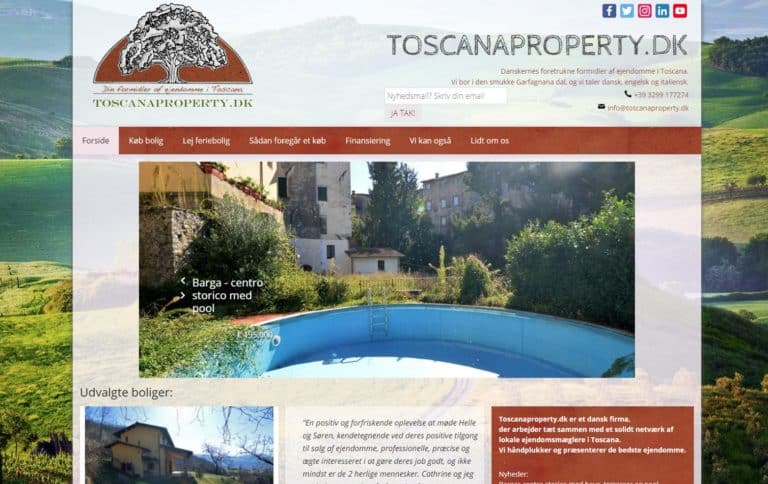 Website: Ejendomsmægler Toscana Property