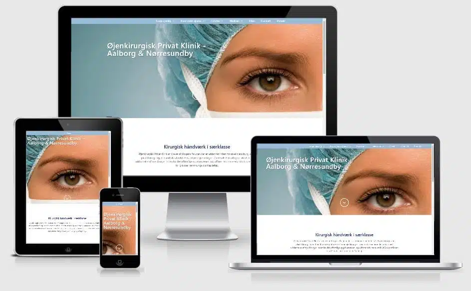 Nyt websted for øjenkirurgisk specialklinik