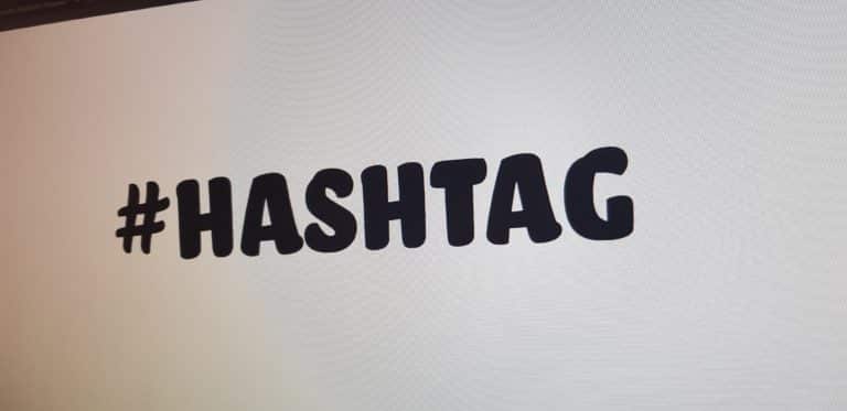 Brug hashtag til at få bedre reach/rækkevidde