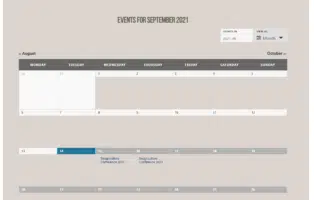 Indbygget kalender